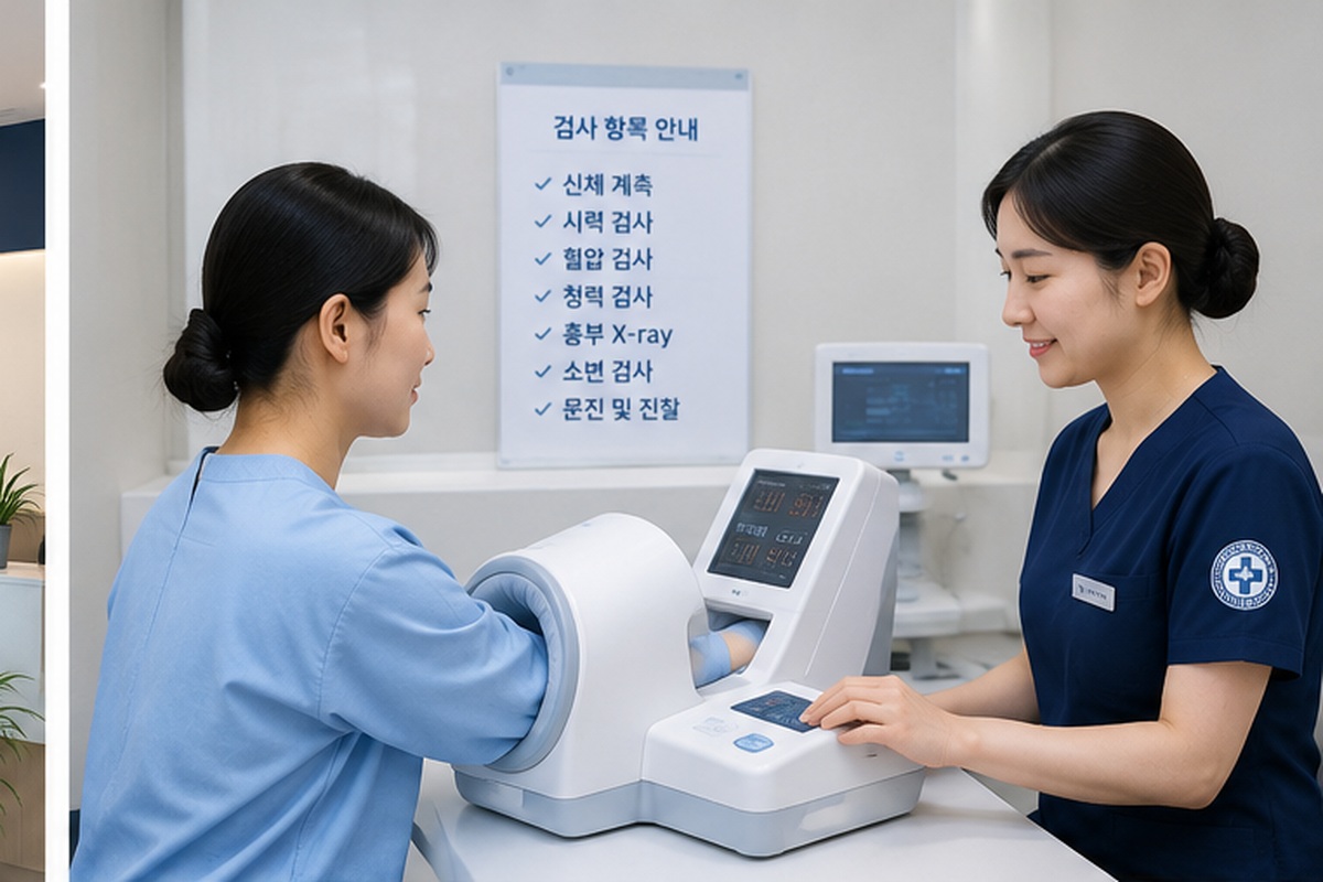 성심중앙병원 면허증 발급용 검진 상담